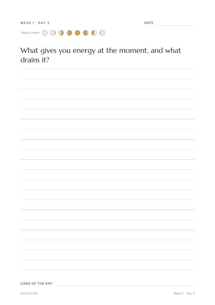 Daily prompt page